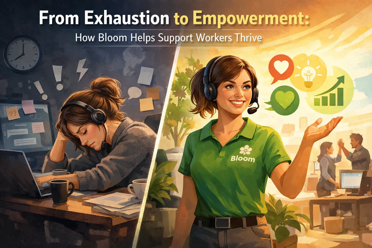From Exhaustion to Empowerment: How Bloom Helps Support Workers Thrive